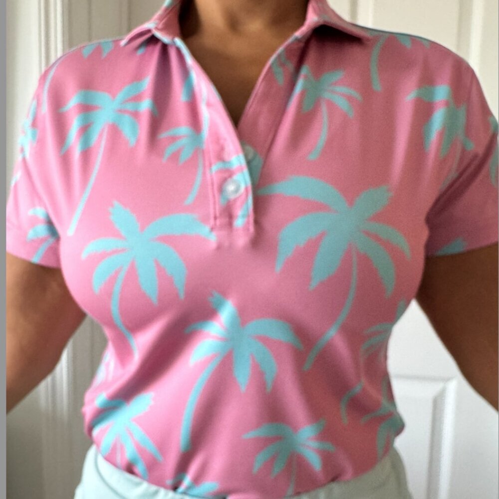 Waggle SPF Golf Short Sleeve Shirt